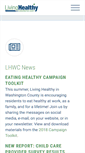 Mobile Screenshot of livinghealthywc.org